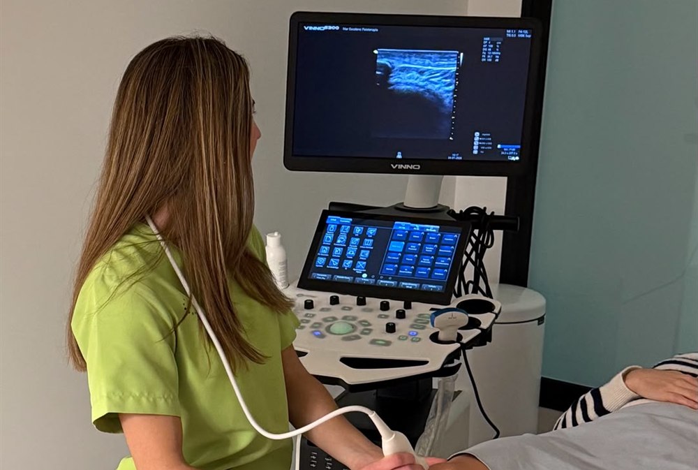 Ecografía musculoesquelética en Mar Escolano | Clínica de fisioterapia y rehabilitación en Gandia